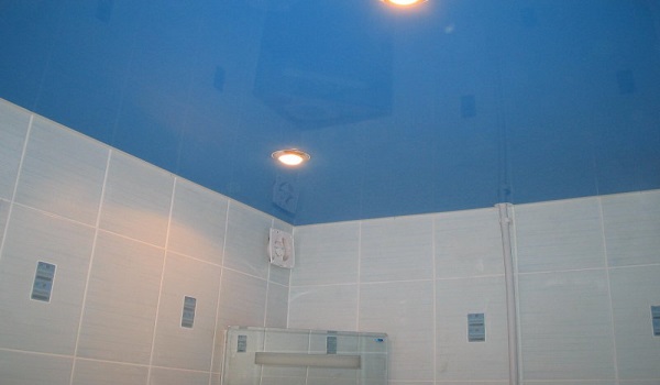 натяжной потолок для туалета